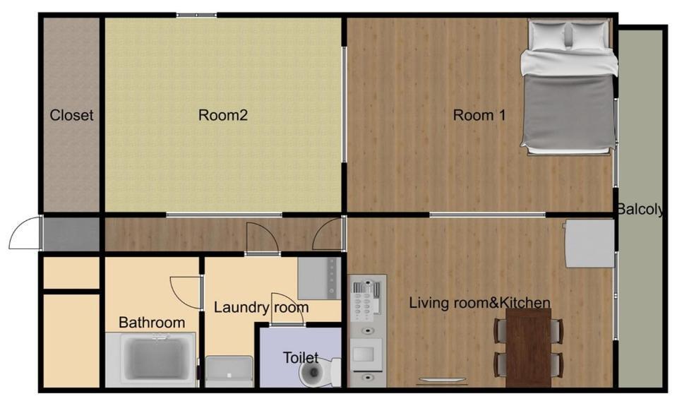 Mori Apartment Dotonbori 2Dk Osaka Bagian luar foto